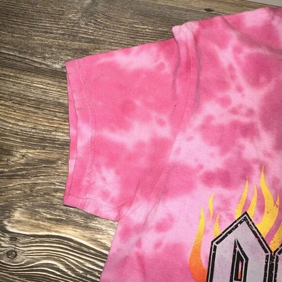 AC/DC Tie-Dye Highway to Hell T-Shirt. Red/Pink Size Small. NWOT. Y - Picture 5 of 6